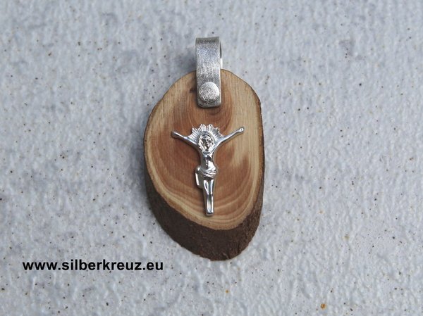 Holz & Kreuz Silber