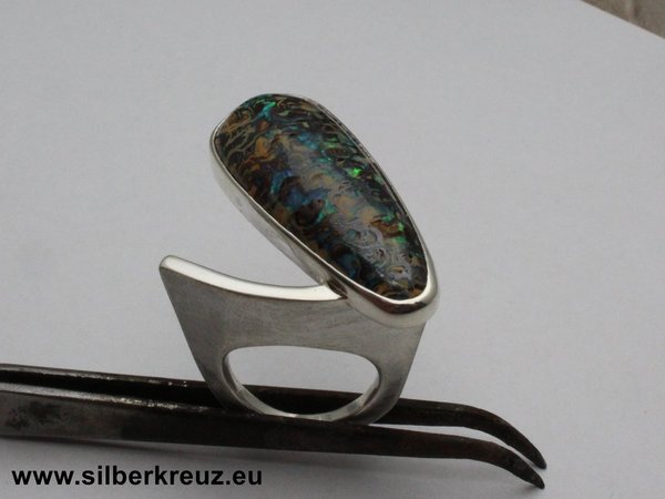 Ring Silber mit traumhaftem Opal