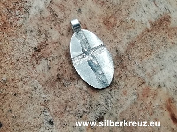 Kreuzanhänger Silber 925 - die andere Art...